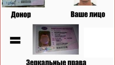 купить зеркальные права